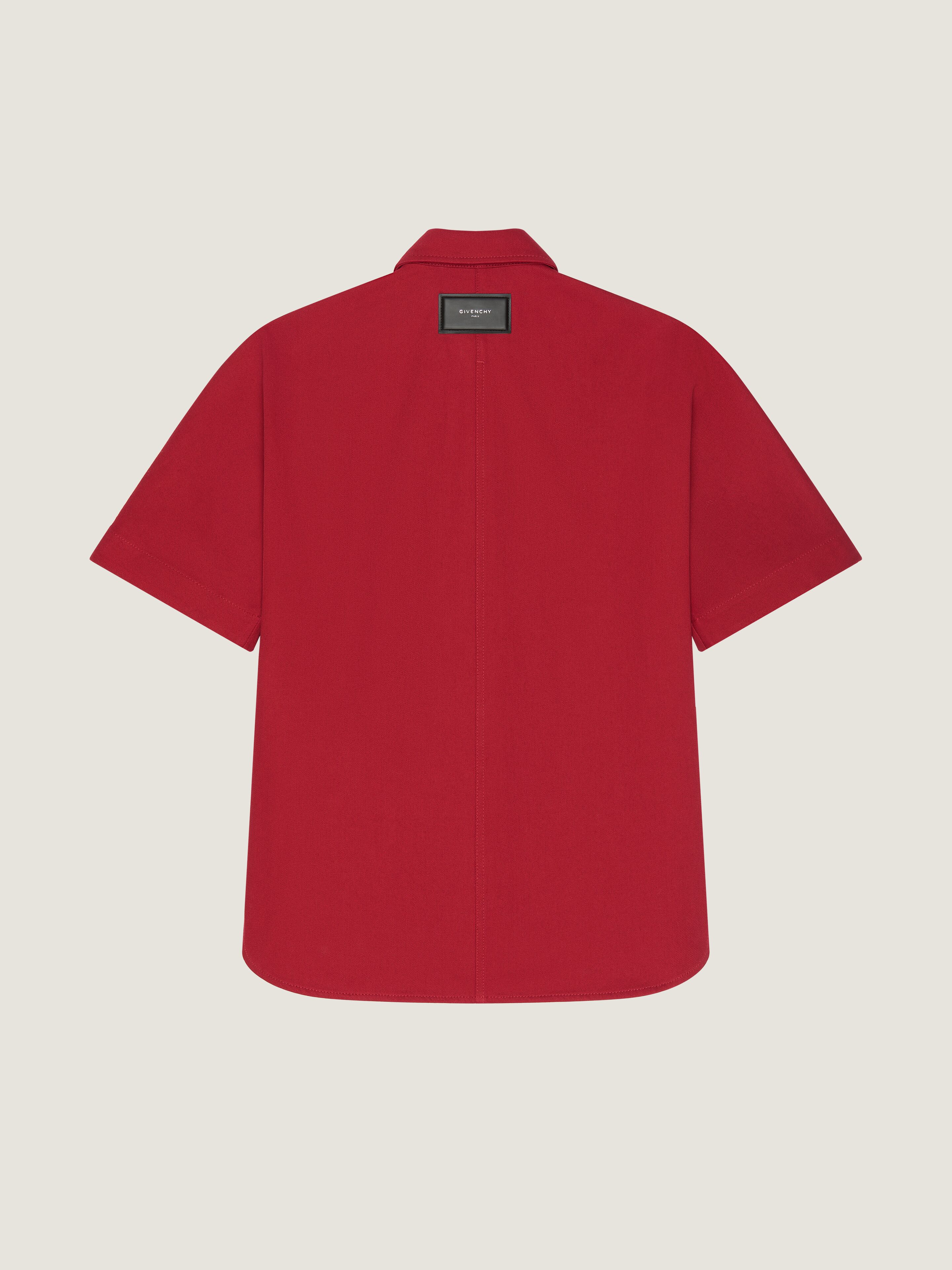 Couture Seam shirt in overdyed denim